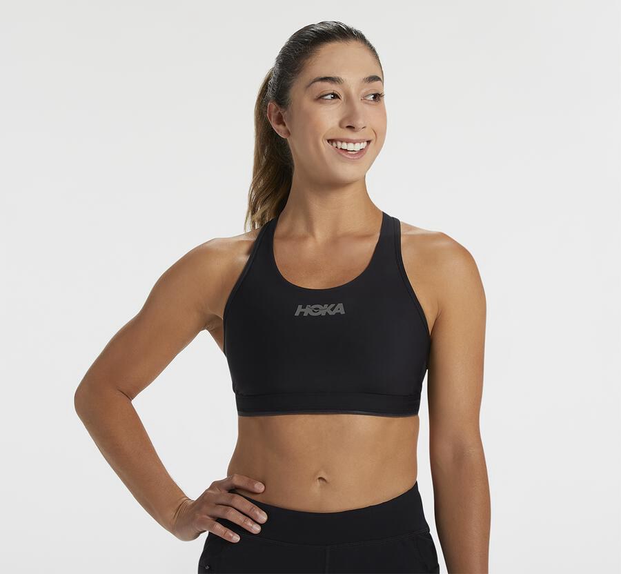 Hoka Womens Bras NZ - Hoka One One Performance Black (KYJ540283)